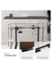 tectake Schreibtischgestell elektrisch höhenverstellbar Memory-Funkt. 85-129x65x71-121cm