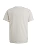 PME Legend T-Shirt SHORT SLEEVE R-NECK LOGO CARRIER in Beige