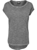 Urban Classics T-Shirt Long Back Shaped Spray Dye T-Shirt in Grau