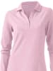 Heine Langarm-Poloshirt in rosé