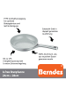 Berndes 2-teiliges Set Bratpfanne 24+28 cm, Aluminium, recycelt - b.free in grau