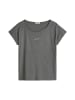 Marc O'Polo Print-T-Shirt loose in Oxide Grey