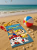 Paw Patrol Paw Patrol Chase Marshall Strandtuch Badetuch Handtuch 140 x 70 cm in blau