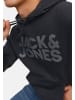Jack & Jones Sweatshirt / Hoodie Corp in Schwarz / Dunkelgrau