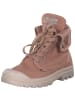 Palladium Schnürstiefeletten in Rose Brick