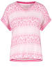 Gerry Weber T-Shirt 1/2 Arm in Lila/Pink Gemustert