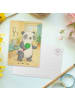 Mr. & Mrs. Panda Postkarte Panda Tischtennis Design ohne Spruch in Weiß
