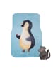 Mr. & Mrs. Panda Fußmatte Auto Pinguin Marienkäfer ohne Spruch in Eisblau