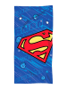 Superman Strand-/Badetuch Superman  - (L) 140 cm x (B) 70 cm in Blau