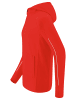 erima Kinder Liga Star Trainingsjacke mit Kapuze in rot/weiss