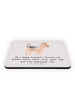 Mr. & Mrs. Panda Magnet Airedale Terrier Abenteuer mit Spruch in Grau Pastell