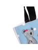 Mr. & Mrs. Panda Einkaufstasche Koala Familie zwei ohne Spruch in Blau Pastell