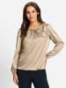 WITT WEIDEN Satin-Bluse in beige