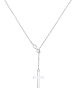 Elli Halskette 925 Sterling Silber Infinity, Kreuz in Silber