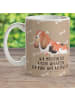 Mr. & Mrs. Panda Kaffeebecher Hund Basset Hound mit Spruch in Hundeglück