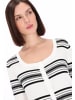 usha BLACK LABEL Women Cardigan in offwhite black