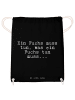 Mr. & Mrs. Panda Sportbeutel Ein Fuchs muss tun,... mit Spruch in Schwarz