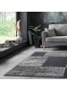 Teppich Boss Kurzflor Teppich Block grau