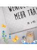 Mr. & Mrs. Panda Gästehandtuch Otter Muschel mit Spruch in Grau Pastell