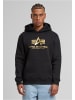 Alpha Industries Alpha Industries Kapuzenpullover in black/gold