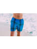 GUGGEN MOUNTAIN Badehose Kariert in Blau