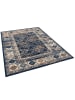 Pergamon Teppich Pop-Vintage Bordüre in blau