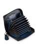 Greenburry Destressed Geldbörse RFID Schutz Leder 10.5 cm in navy blue