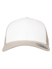  Flexfit  Flexfit Unisex Retro Trucker Colored Front in khaki/white/khaki