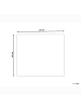 Beliani Tagesdecke RAGALA in Beige - (W) 200 x (L) 220 cm