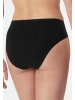 Schiesser Slip Essentials Cotton in Dunkelblau / schwarz