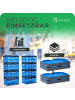 Novaliv Novaliv Klappbox Blau 4er Set - 16L Faltkorb mit Henkeln - Vielseitige in blau