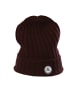 CASH-MERE.CH Bio Rib Mütze in Zinnoberrot