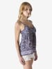 KOROSHI Damen-Tanktop bedruckt in blau