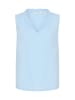 Cream Ärmellose Bluse CRTiah Regular fit in Clear Sky