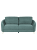 Beliani 3-Sitzer Sofa TROSA in Grün/Gold - (W) 203 x (H) 88 x (L) 86 cm