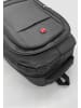 EGOMAXX Gepolsterter Rucksack Carbon Optik Design Backpack in Schwarz-3
