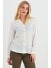 Fransa Langarmbluse FRALSLUB 7 Shirt - 20609688  Langarmbluse aus Leinenmix in weiß