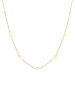 Hey Happiness Vergold. Kette Rhombus Edelstahl in Gold - (L) 45-49 cm