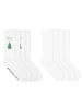 von Jungfeld Tennissocken Set mit Weihnachtsmotiven in Optic White & Tree