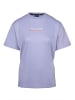 Gorilla Wear T-Shirt in Übergröße - Medina - Fliederfarben