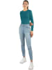 Janice 2 x Damen Langarmshirt hochgeschlossen Niska in Petrol