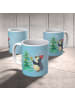 Mr. & Mrs. Panda Becher Pinguin Weihnachtsbaum ohne Spruch in Eisblau