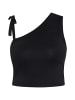 NAEMI Damen Crop-Top in SCHWARZ