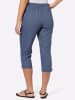 Sieh an! Capri-Hose in rauchblau