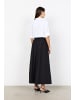 soyaconcept SC-NETTI 131-C Hose mit weitem Bein und Falten in Schwarz