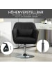 HOMCOM Sessel in Schwarz 60L x 60B x 91H cm