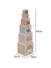howa Stapelturm "little woods" aus Holz,Motorikspielzeug Stapelwürfel ab 1 Jahr