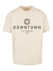 F4NT4STIC Heavy Oversize T-Shirt Downtown LA OVERSIZE TEE in sand