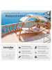 tectake Hammock Locarno für 2 Personen 328x160x171,5cm