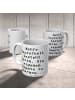 Mr. & Mrs. Panda Geschenktasse Spruch Tapferkeit Umarmung mit Sp... in Weiß